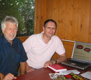 Gemeinderat Heinrich Krisch (li.) und Herbert Lohmeyer berichten.
