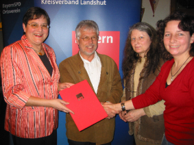 von links: Christel Engelhard, Heinrich Krisch, Annegret Krupp-Ditmer, Ruth Müller
